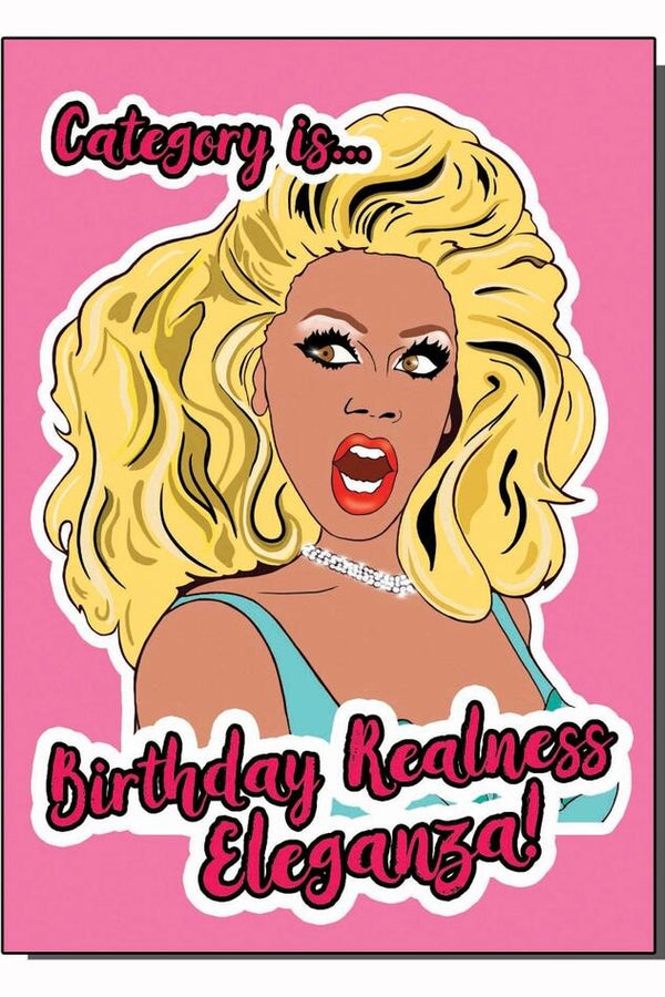 Bite Your Granny Kort Birthday realness rosa