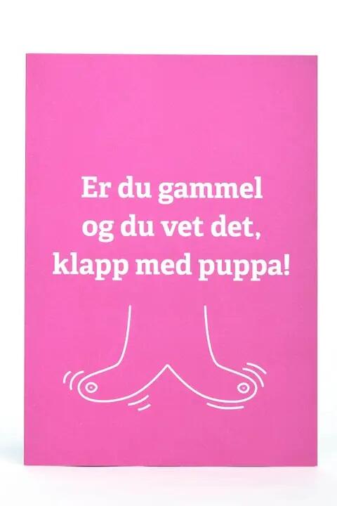 Things with a story Kort Klapp med puppa rosa