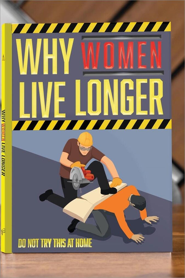 Boxer Gifts Bok "Why women live longer" gul